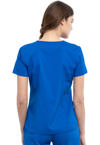 Women's V-Neck  Top - Royal