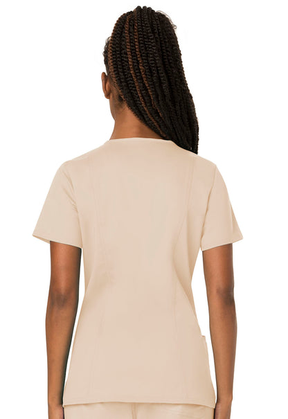 Women's V-Neck Top - Khaki