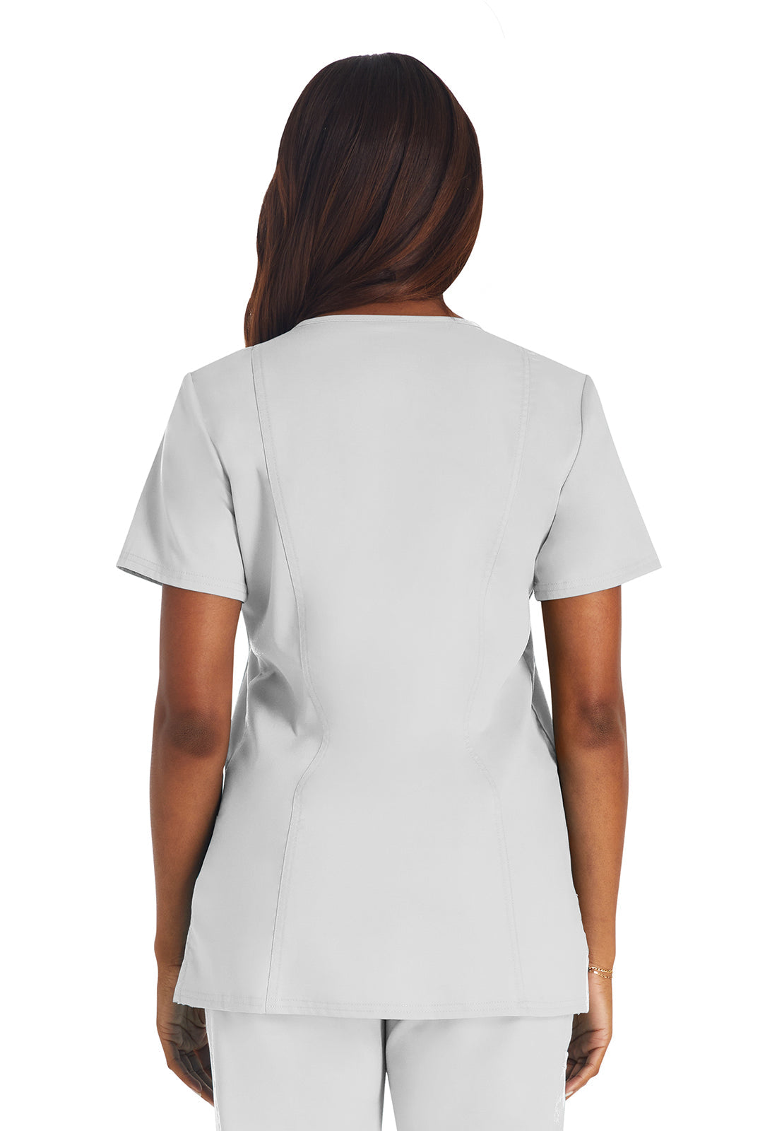 Women's V-Neck Top - White
