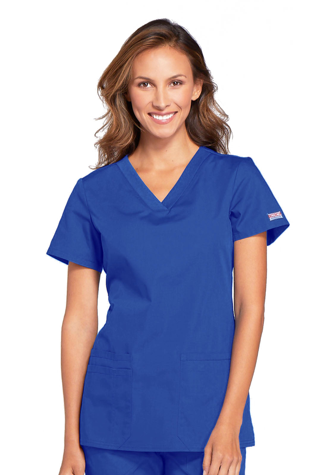 Women's V-Neck Top - Royal