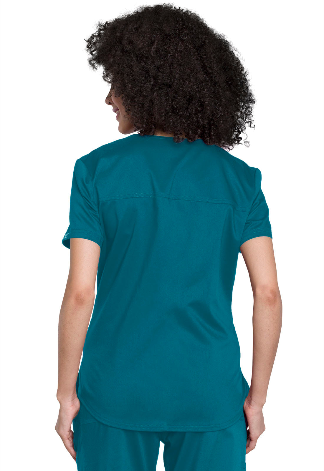 Women's Tuckable V-Neck O.R. Top - Caribbean Blue
