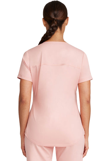 Women's Tuckable V-Neck O.R. Top - Pink Essence