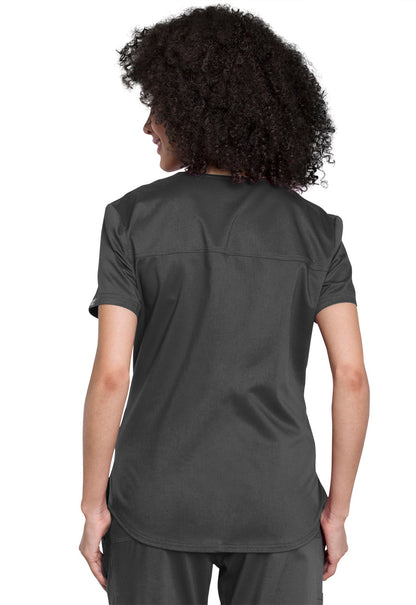 Women's Tuckable V-Neck O.R. Top - Pewter