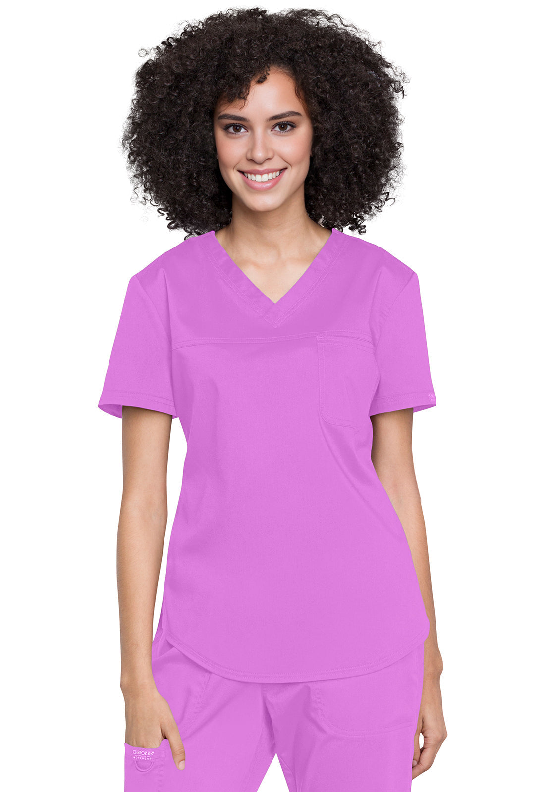 Women's Tuckable V-Neck O.R. Top - Sweet Berry