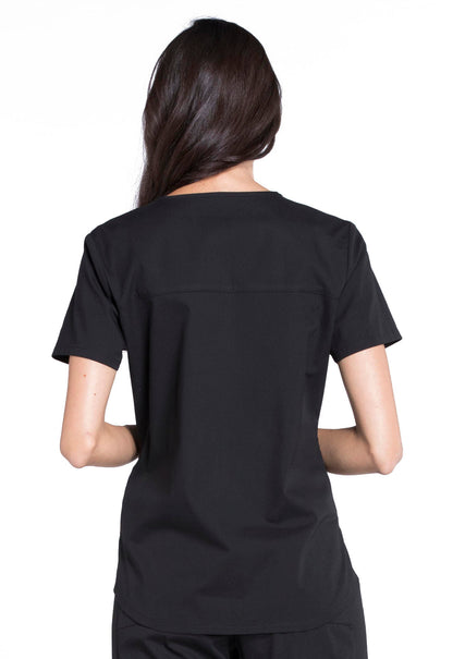 Women's V-Neck Top - Black