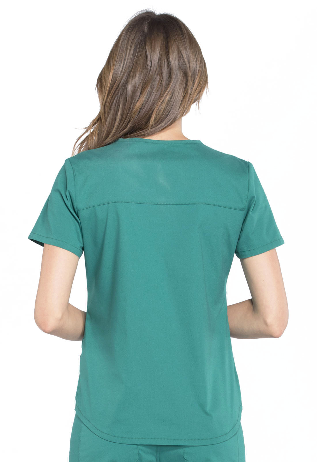 Women's V-Neck Top - Hunter Green