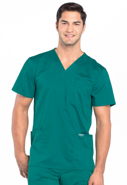 Men's V-Neck Top - Hunter Green