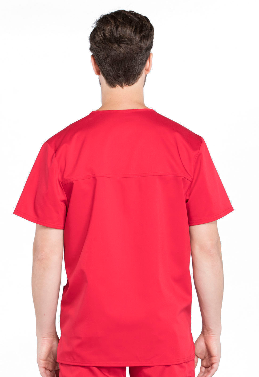 Men's V-Neck Top - Red