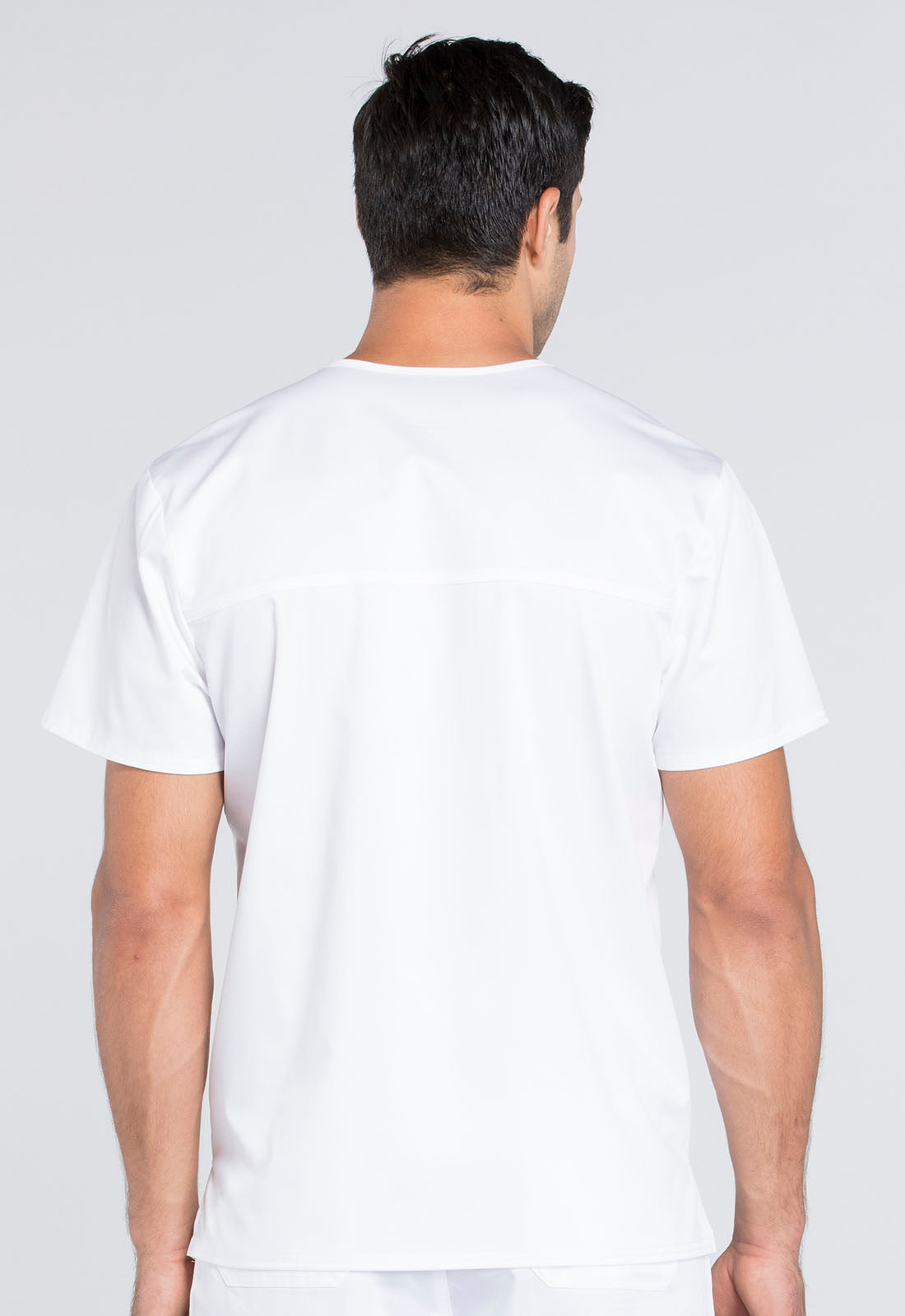 Men's V-Neck Top - White