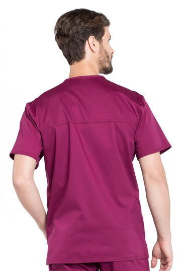Men's V-Neck Top - Wine