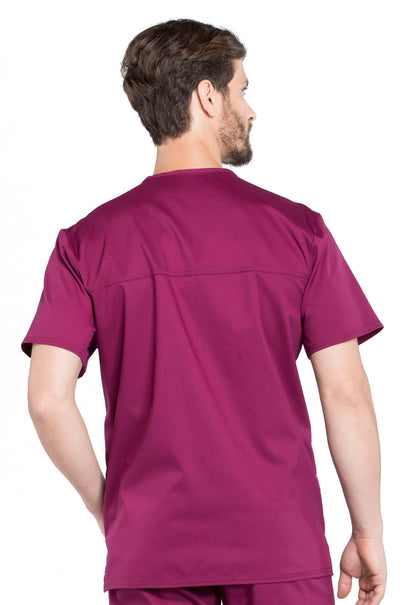Men's V-Neck Top - Wine