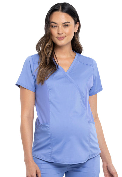 Women's Maternity Mock Wrap Top - Ciel