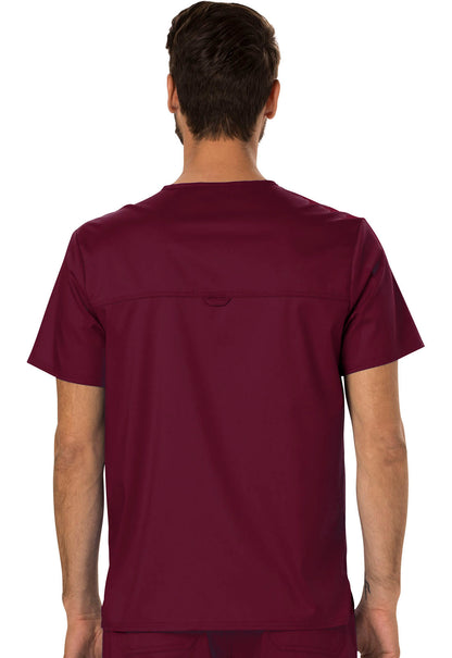 Men's Tuckable V-Neck Top - Wine