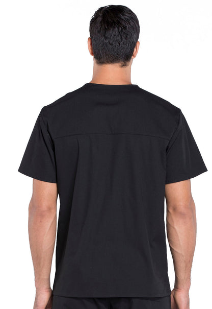 Men's V-Neck Top - Black