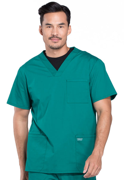 Men's V-Neck Top - Hunter Green
