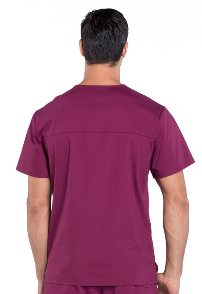 Men's V-Neck Top - Wine