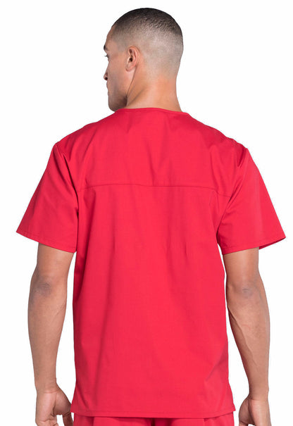 Men's V-Neck Top - Red
