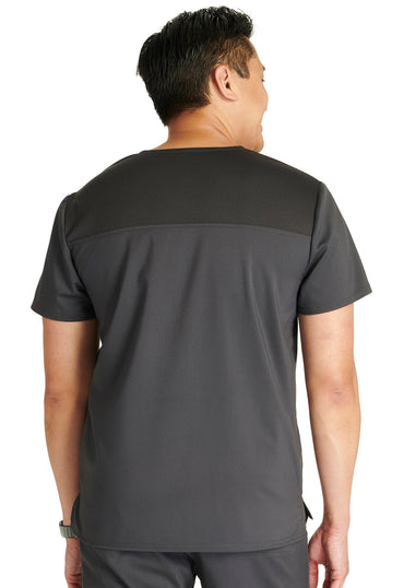 Men's V-Neck Top - Pewter