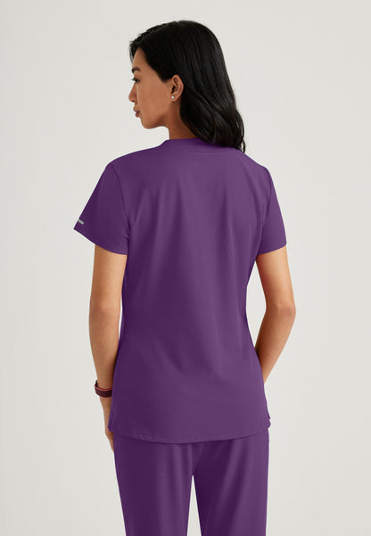 Dignity Top - Eggplant - Jen's Scrubs