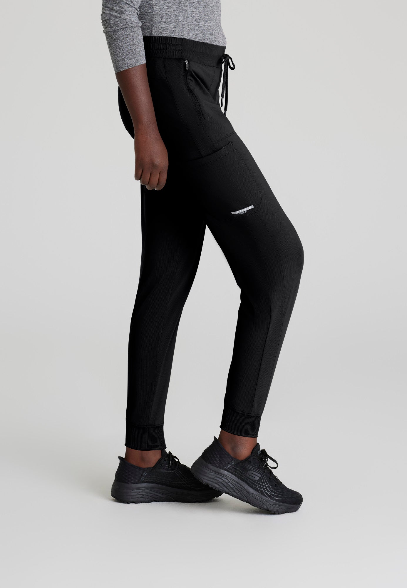 Pace Knit Jogger - Black - Jen's Scrubs