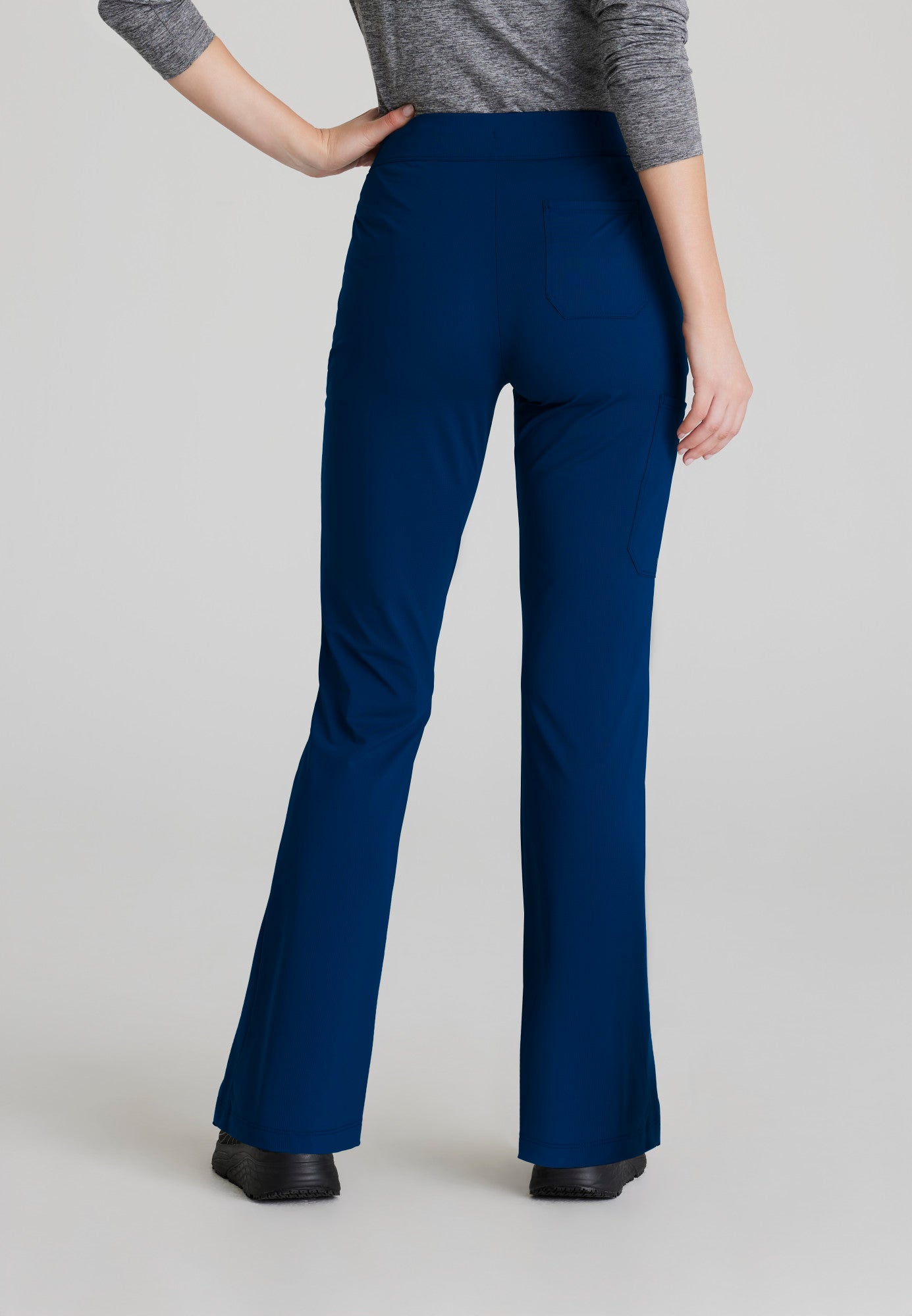 Glide Knit Flare Pant - Navy - Jen's Scrubs