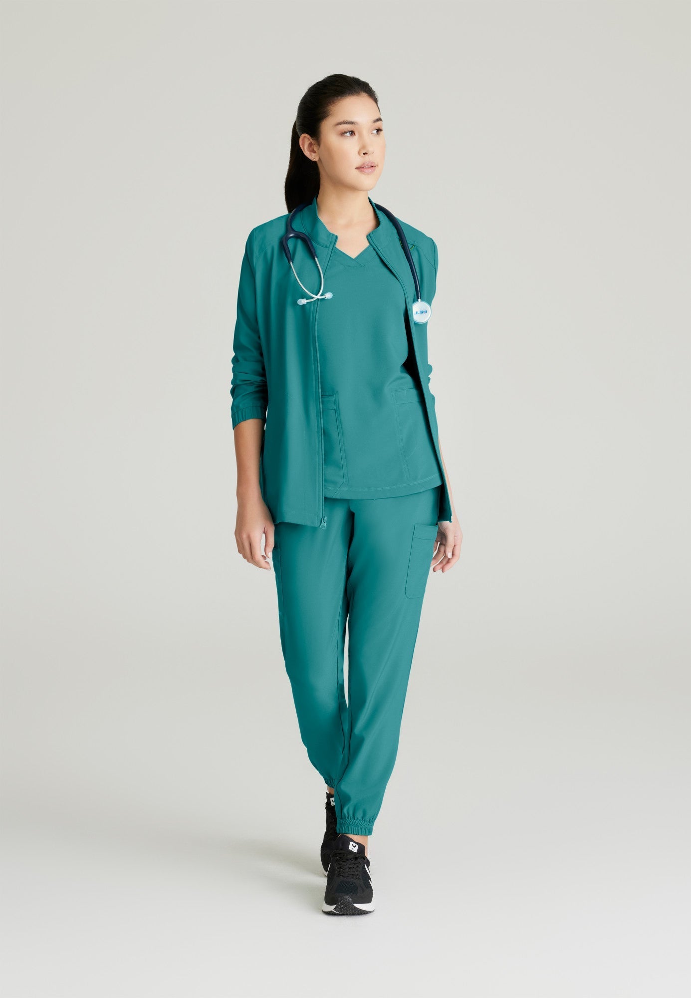 Rhythm Top - Teal - Jen's Scrubs