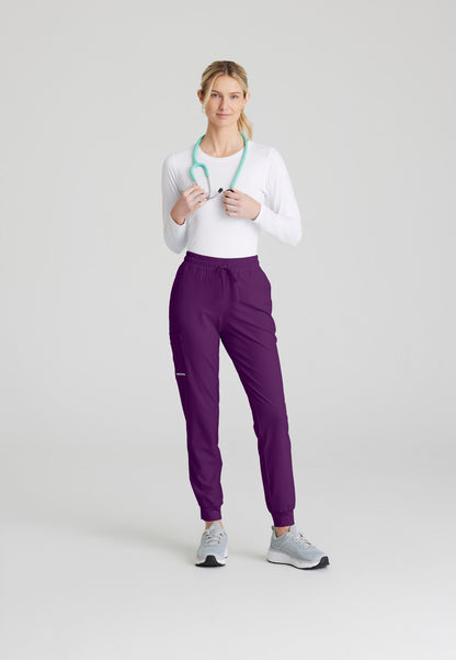 Theory Jogger - Eggplant - Jen's Scrubs