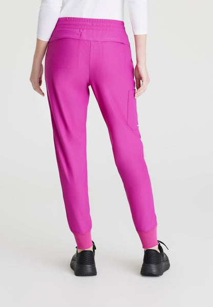Pace Knit Jogger - Deep Magenta - Jen's Scrubs