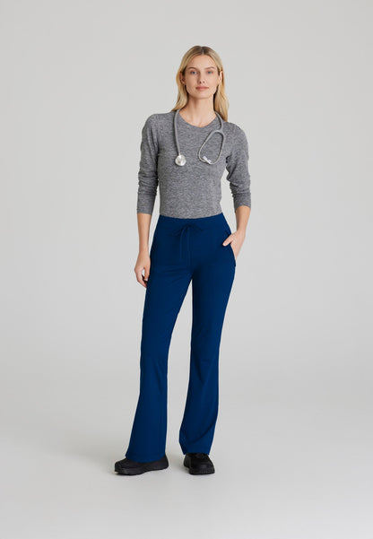 Glide Knit Flare Pant - Navy - Jen's Scrubs