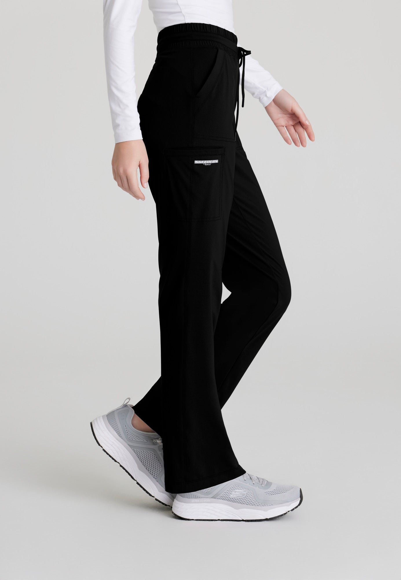 Reach Knit Pant - Black - Jen's Scrubs