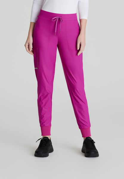 Pace Knit Jogger - Deep Magenta - Jen's Scrubs