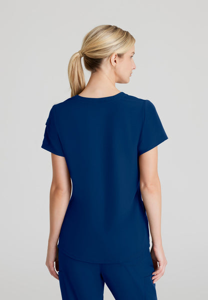 Aura Top - Navy - Jen's Scrubs