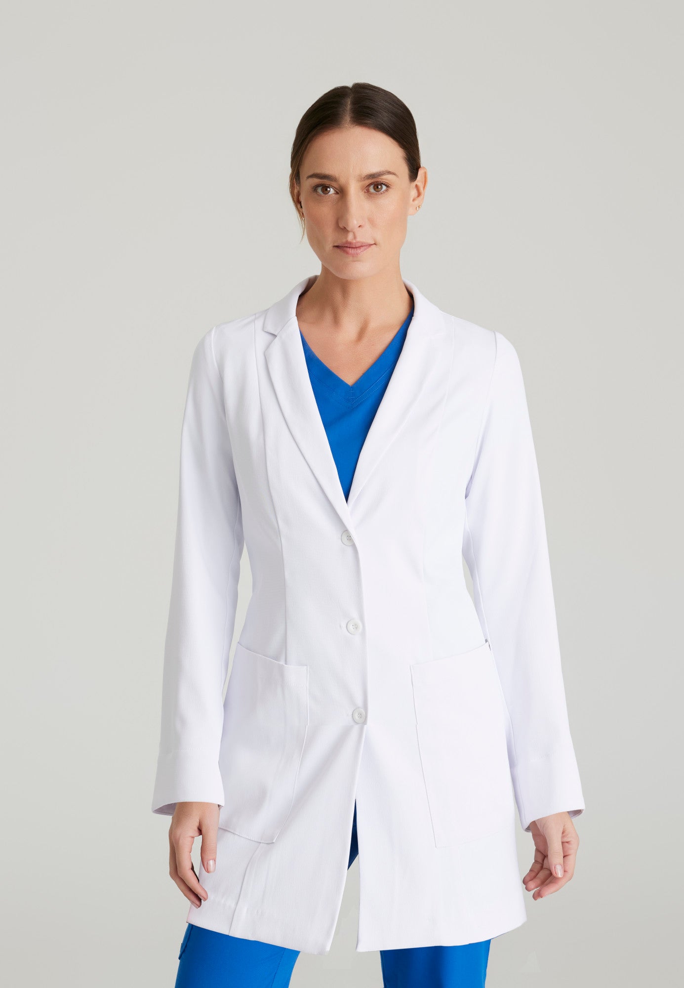 Merit Lab Coat - White - Jen's Scrubs