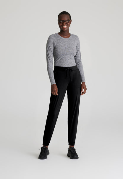 Pace Knit Jogger - Black - Jen's Scrubs