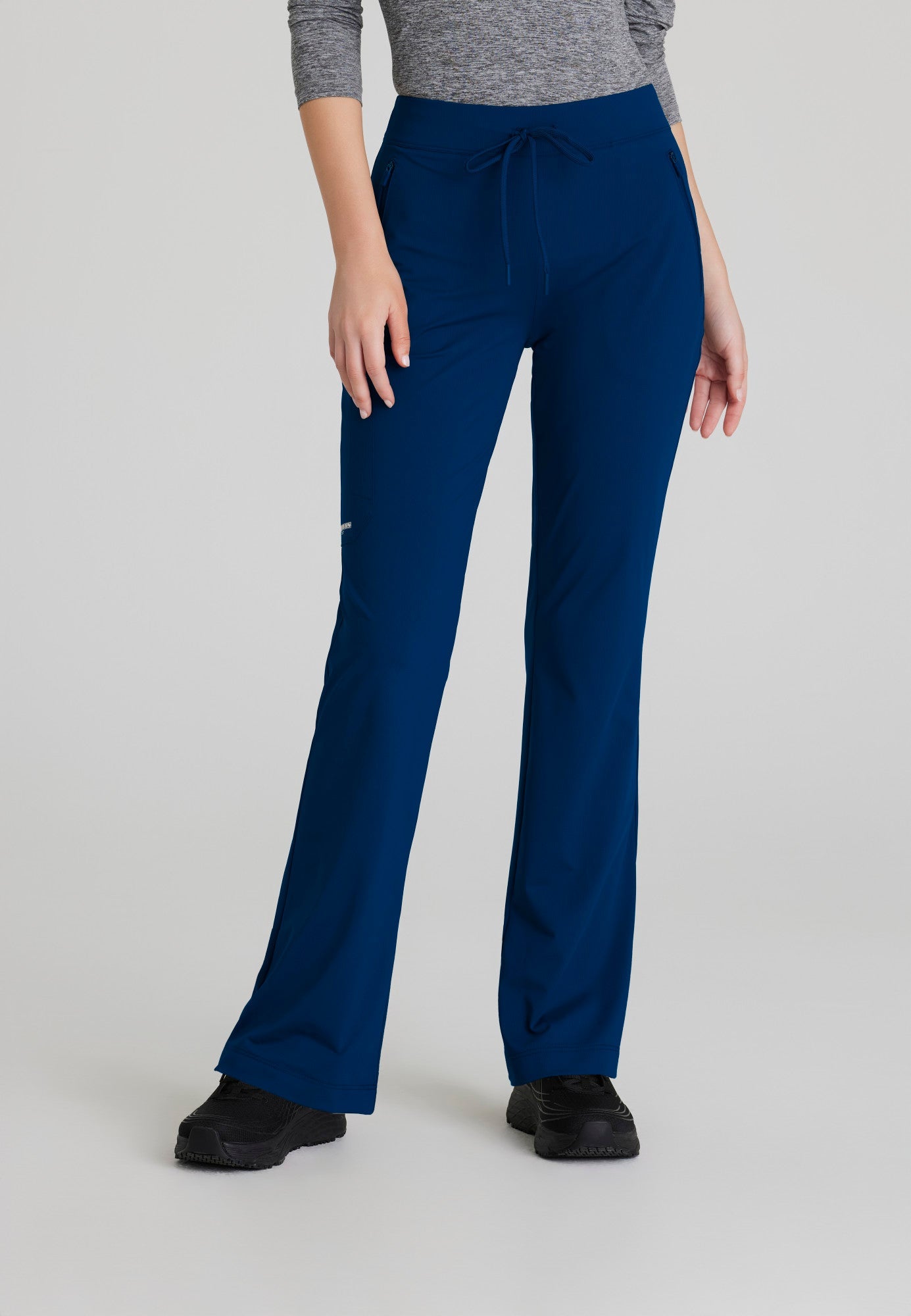Glide Knit Flare Pant - Navy - Jen's Scrubs