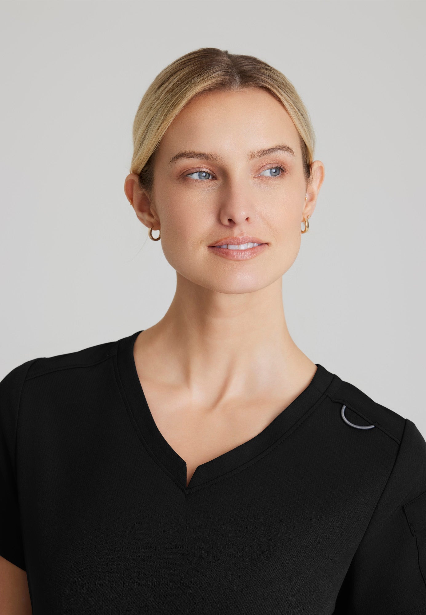 Aura Top - Black - Jen's Scrubs