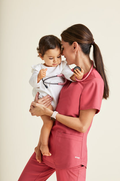 Rhythm Top - Hunter Green - Jen's Scrubs