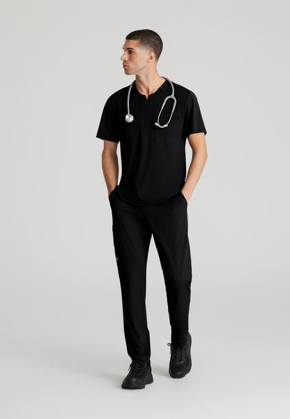 Flex Knit Top - Black - Jen's Scrubs
