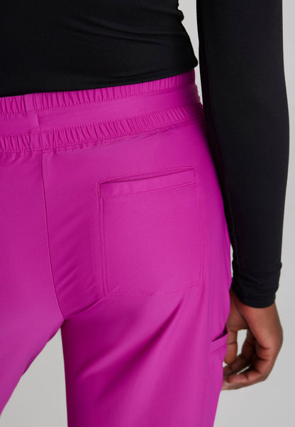 Reach Knit Pant - Deep Magenta - Jen's Scrubs