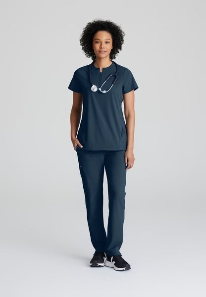 Flux Top - Steel - Grey's Anatomy Scrubs