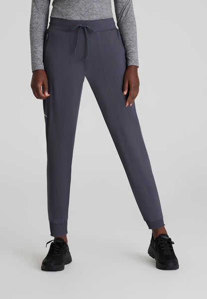 Pace Knit Jogger - Pewter - Jen's Scrubs