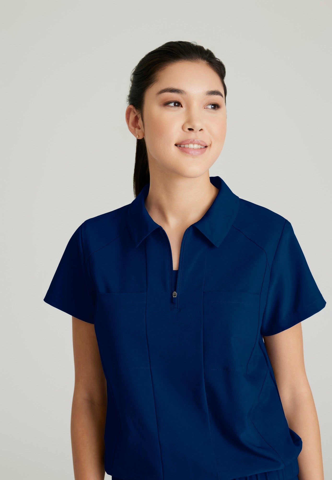 Perseverance Top - Indigo - Jen's Scrubs