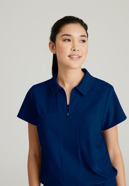Perseverance Top - Indigo - Jen's Scrubs