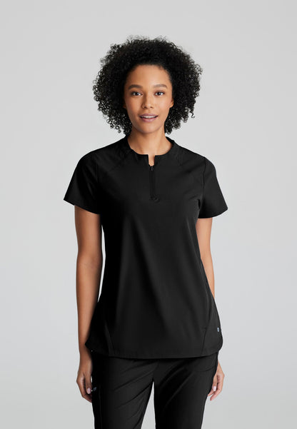 Flux Top - Black - Jen's Scrubs