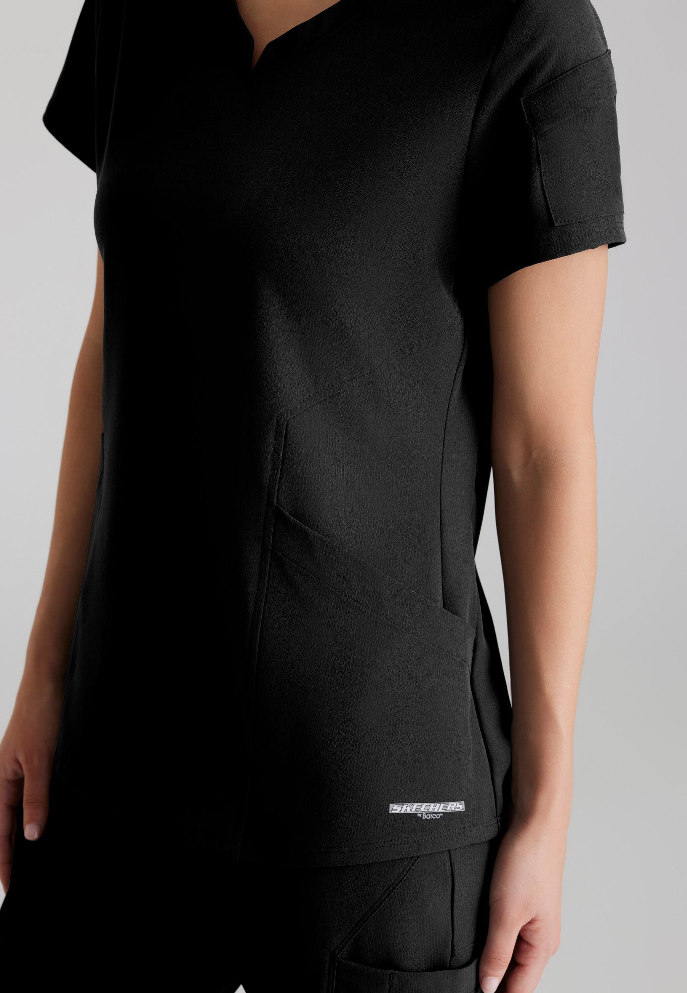 Aura Top - Black - Jen's Scrubs