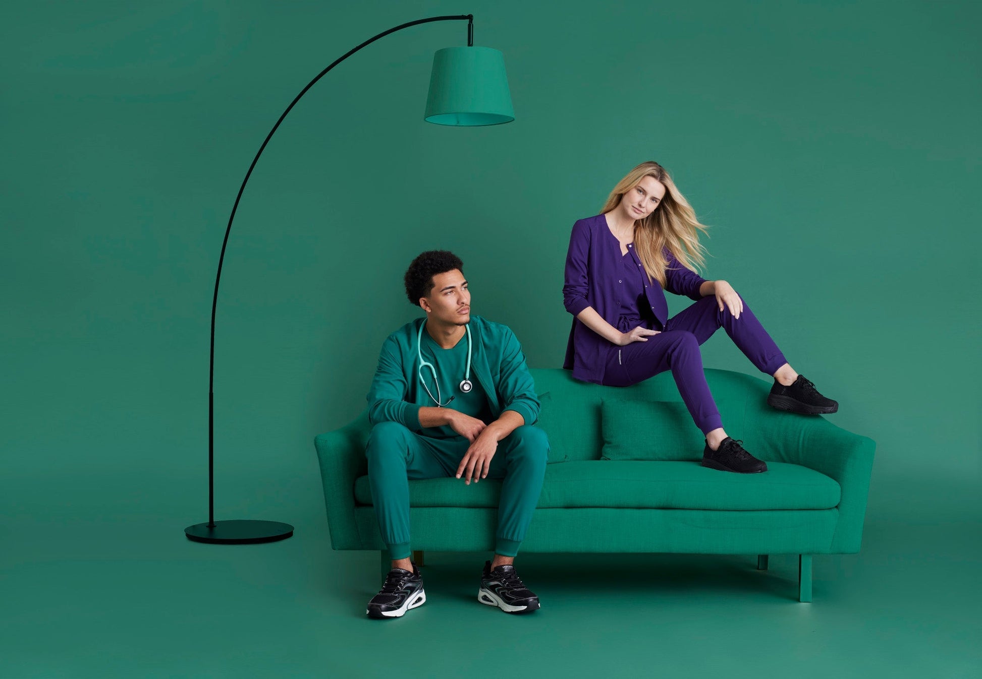 Structure Jogger - Hunter Green - Jen's Scrubs