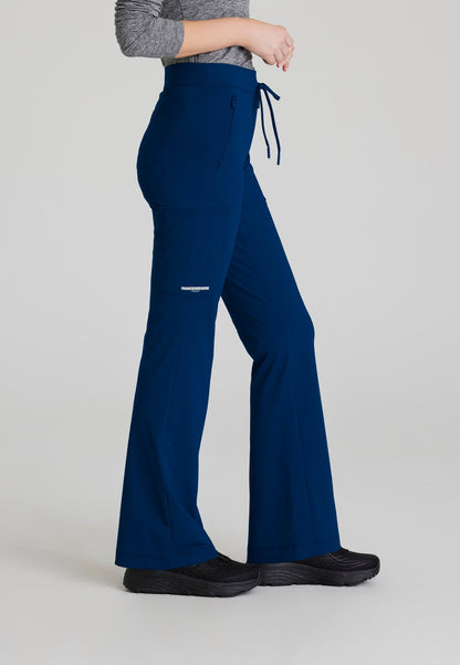 Glide Knit Flare Pant - Navy - Jen's Scrubs