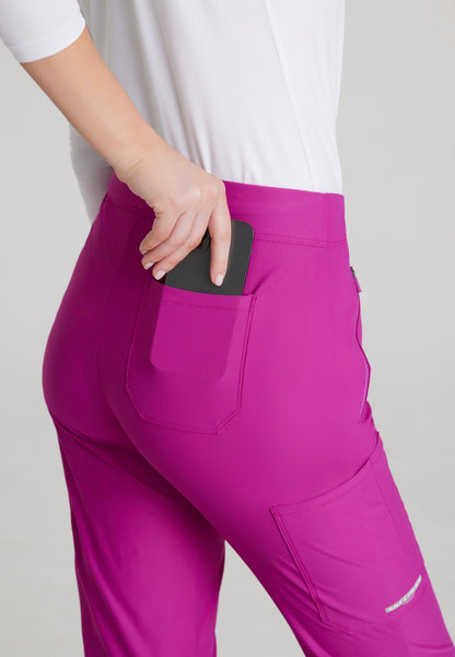 Glide Knit Flare Pant - Deep Magenta - Jen's Scrubs