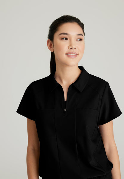Perseverance Top - Black - Jen's Scrubs
