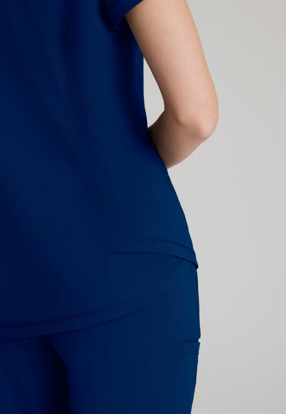 Flow Knit Top - Navy - Jen's Scrubs